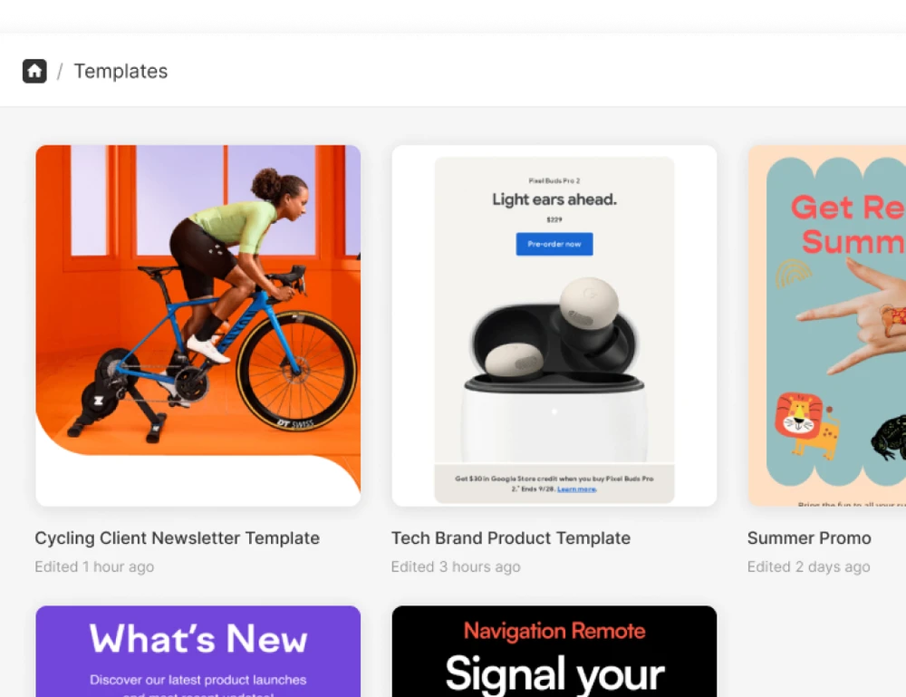 Centralised Template Library