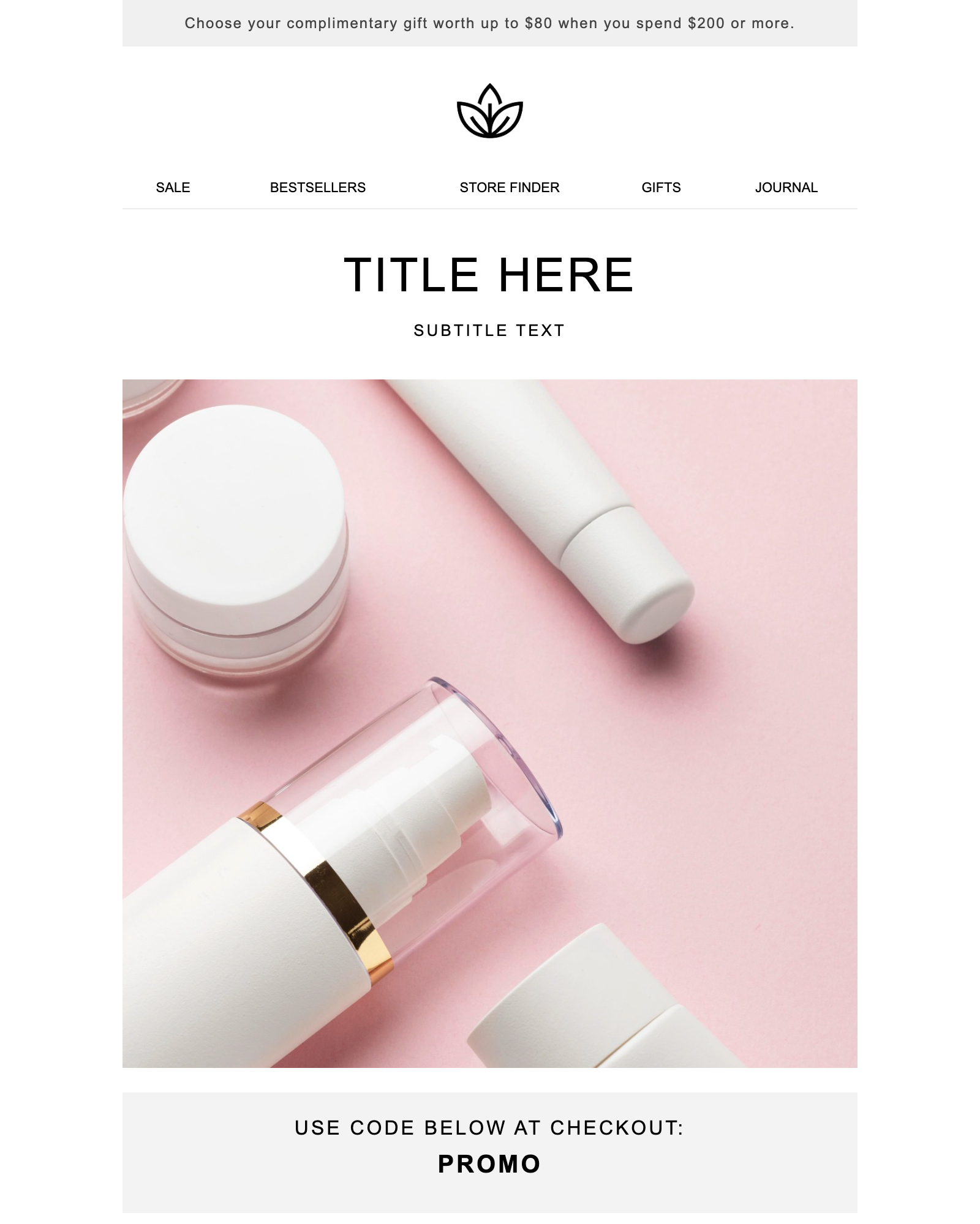 Promotional Email Template